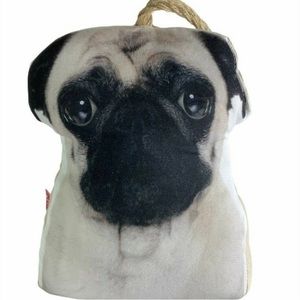 Kikkerland Pug Dog Door Stopper - Weighted